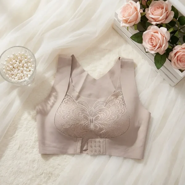 Butterfly Bra Gray Colour