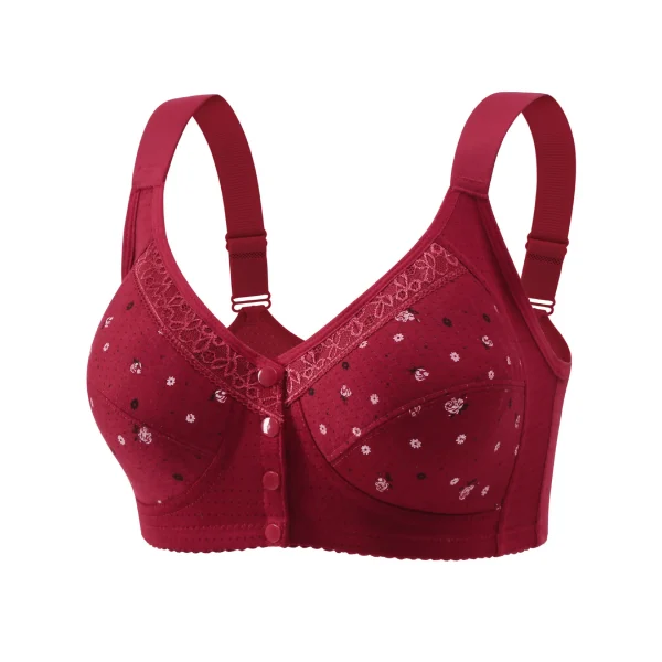 Front Button Bra Marron Colour